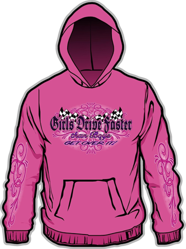 Picture of Girls Drive Faster Hooded Sweatshirt