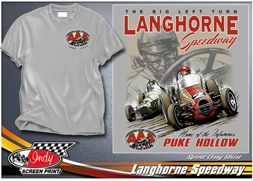 Picture of Langhorne Speedway throwback tee